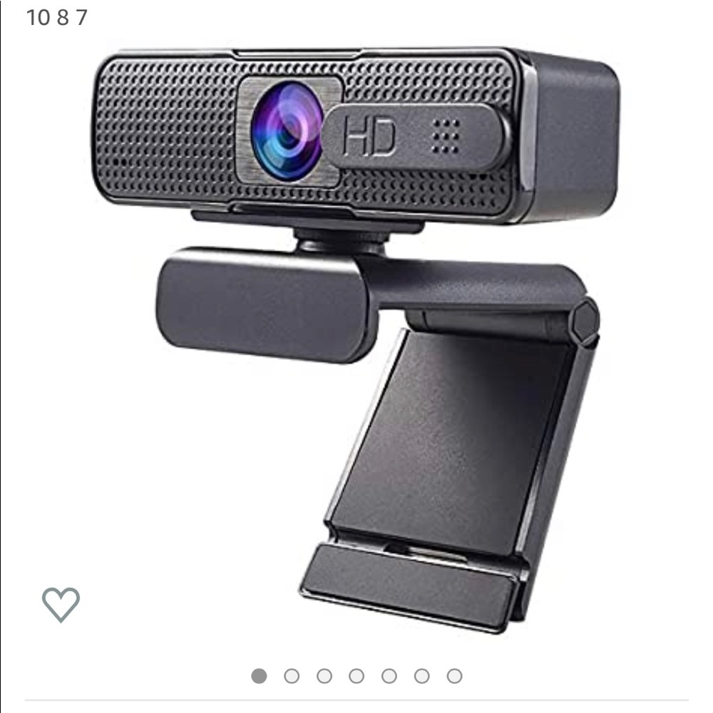 Webcam 1080P with Privacy Cover